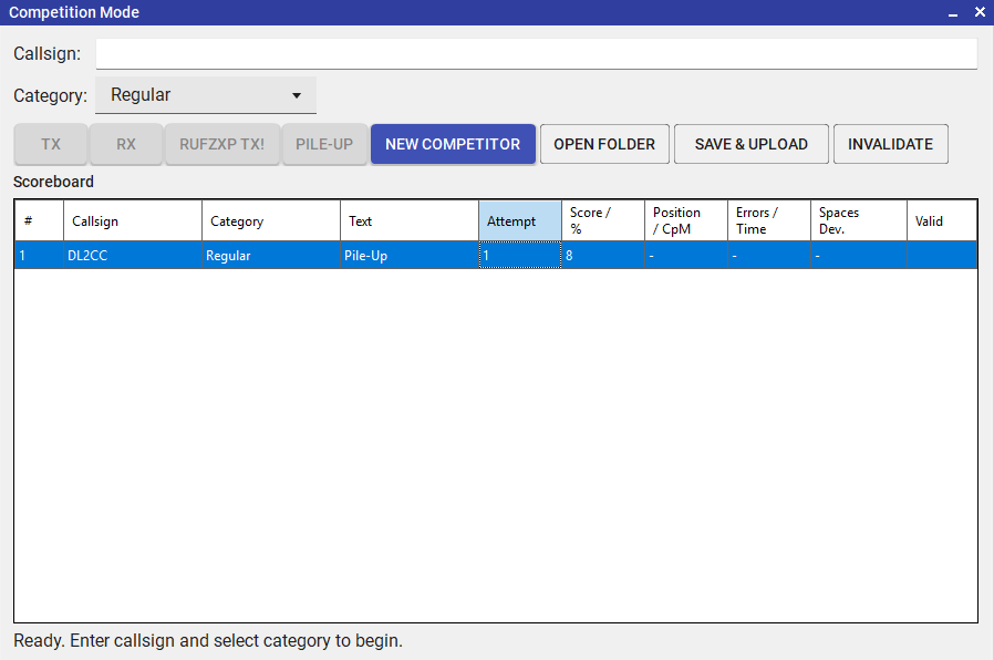 Competition Mode orchestrator