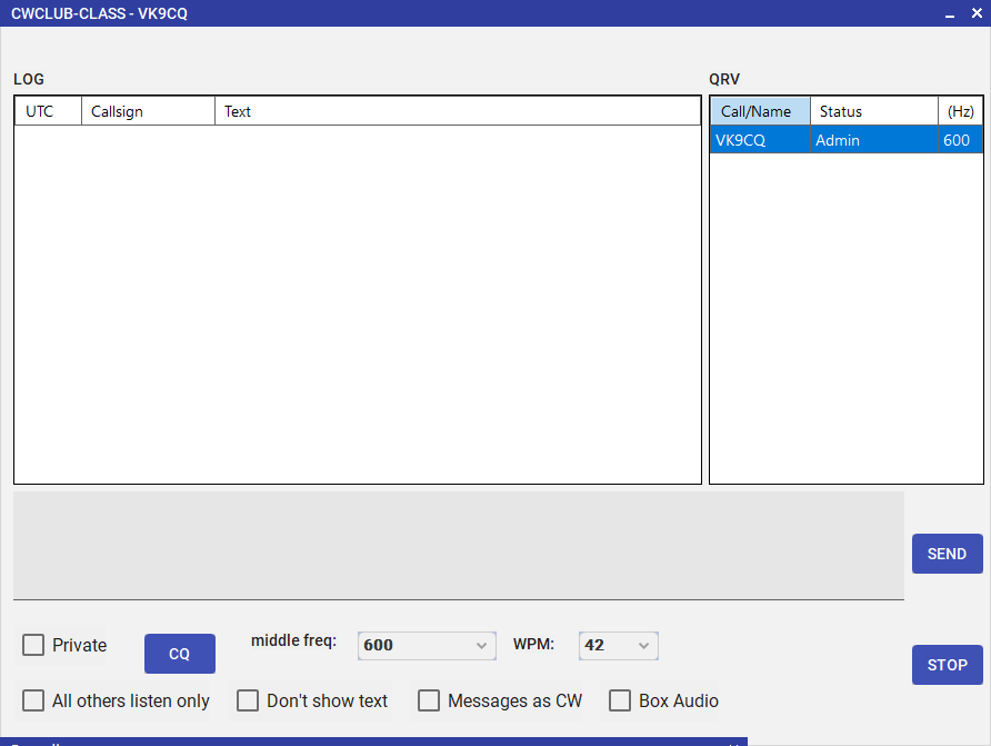 Chat room admin controls