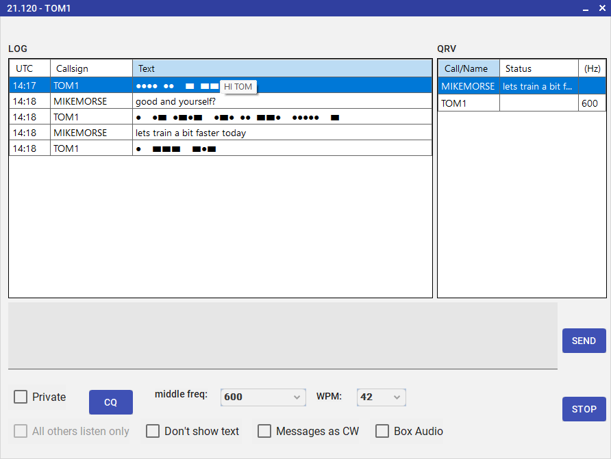 Chat room