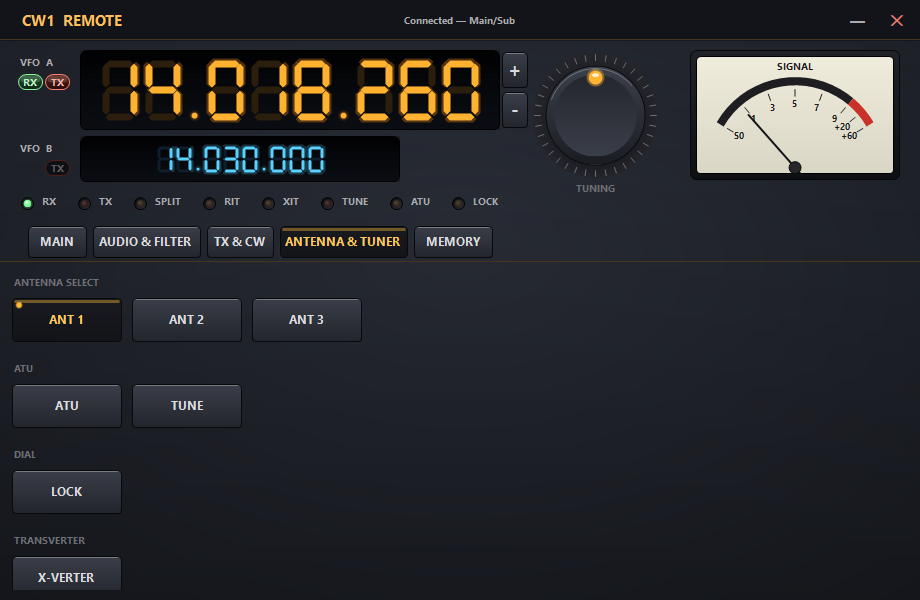 Remote Control antenna tuner