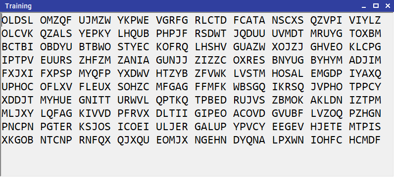 TX reference text selection