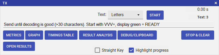 TX Competition window